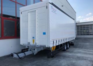 Trailere Trailere cu platformă cu prelată Möslein TPF 105