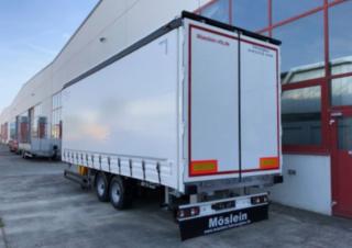 Trailere Trailere cu platformă cu prelată Möslein TPF 105