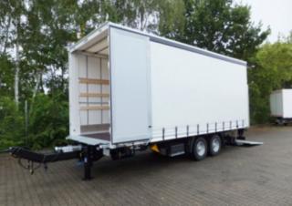 Trailere Trailere cu platformă cu prelată Möslein TPS 11 DL 7,30