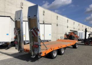 Trailere Trailere cu platformă joasă Möslein T 3- 6 LW VB 1 t hydr
