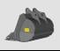 Atașamente Cupe Cupe excavator Werk-Brau EX60SD