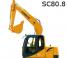 Excavatoare pe șenile Lishide SC80.8