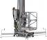 Nacele telescopice Nacele verticale cu un singur catarg JLG 41AM