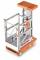 Nacele telescopice Nacele verticale cu un singur catarg Faraone Elevah 80 E-Move