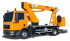 Nacele telescopice Nacele telescopice montate pe camion GSR E180TJ Compact 