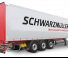 Schwarzmüller 3-axle ultralight sliding tarpaulin platform semitrailer - coil