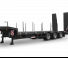 Schwarzmüller 3-axle low loader semitrailer with offset platform - reinforced