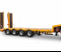 Schwarzmüller 4-axle low loader semitrailer with offset platform - reinforced - extendible