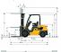 Dimensiuni și Mărime Caterpillar DP30N