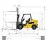 Dimensiuni și Mărime Caterpillar DP45N