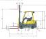 Dimensiuni și Mărime Hyster H1.8FT
