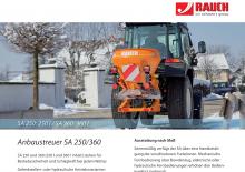 Atașamente pentru dispozitivele de împrăștiere Rauch UKS 80