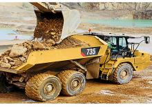 Autobasculante articulate Caterpillar 735