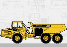 Autobasculante articulate Volvo A25C