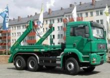 Automacarale cu sisteme de ridicare/încărcare pe platformă Meiller AK 16 MT