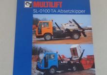 Automacarale cu sisteme de ridicare/încărcare pe platformă Multilift SL 0100 TA (sw)