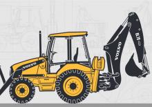 Buldoexcavatoare Volvo BL 70
