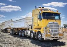 Capete tractor Kenworth K200 2.3M Aero roof MX15 8x4