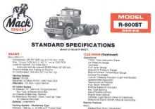 Capete tractor Mack R-600ST T.M.C Type EM5-275 6x2