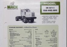 Capete tractor Mack RM 4874 X CA49 ET477 4x2