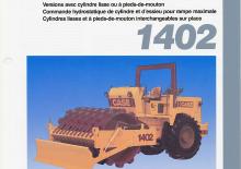 Cilindri compactori cu un singur tambur Case 1402PD