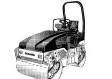Cilindri vibratori în tandem Bomag BW 125 AD-4