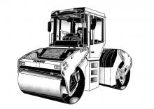 Cilindri vibratori în tandem Bomag BW 154 AD-4 AM
