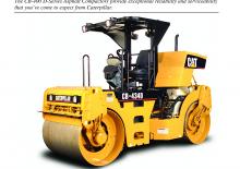 Cilindri vibratori în tandem Caterpillar CB-434D XW