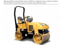 Cilindri vibratori în tandem Caterpillar CB214E