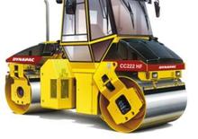 Cilindri vibratori în tandem Dynapac CC 211
