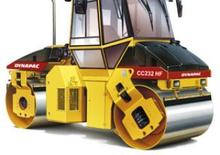 Cilindri vibratori în tandem Dynapac CC 232 HF