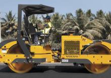 Cilindri vibratori în tandem Volvo DD100 