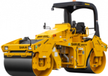 Cilindri vibratori în tandem Sakai SW654