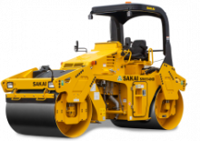 Cilindri vibratori în tandem Sakai SW654ND