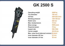Ciocane hidraulice Italdem GK 2500 S 