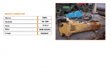 Ciocane hidraulice Omal HB 1300s