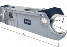Clești/dispozitive/echipamente de tăiat metale/fier vechi FRD VR-30ER-3 