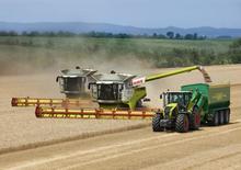 Combine agricole Claas Lexion 750 TerraTrac