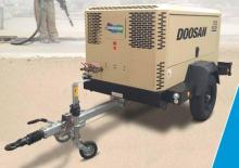 Compresoare de aer portabile - diesel, electrice, pe benzină Doosan 7/125