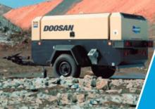 Compresoare de aer portabile - diesel, electrice, pe benzină Doosan 7/72 G