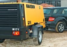 Compresoare de aer portabile - diesel, electrice, pe benzină Kaeser Mobilair M 171