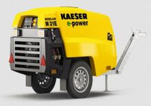 Compresoare de aer portabile - diesel, electrice, pe benzină Kaeser Mobilair M 31E/7 bar 