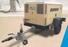 Compresoare de aer portabile - diesel, electrice, pe benzină Doosan 10/110