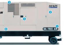Compresoare de aer portabile - diesel, electrice, pe benzină Doosan 10/425