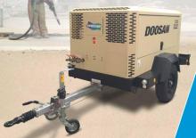 Compresoare de aer portabile - diesel, electrice, pe benzină Doosan 10/110
