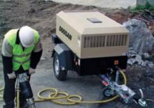 Compresoare de aer portabile - diesel, electrice, pe benzină Doosan 9/110