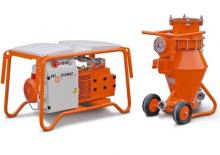 Conveioare cu aer comprimat PFT Silomat trans plus light 140