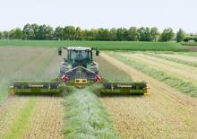 Cositori combinate cu discuri, cu tambur de condiționare Krone EasyCut B 1000 CV Collect 
