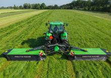 Cositori cu discuri atașate pe spate, cu tambur de condiționare DEUTZ-FAHR DiscMaster 690 T Isobus