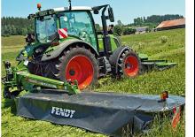 Cositori cu discuri atașate pe spate, cu tambur de condiționare Fendt Slicer 3160 TLX RC